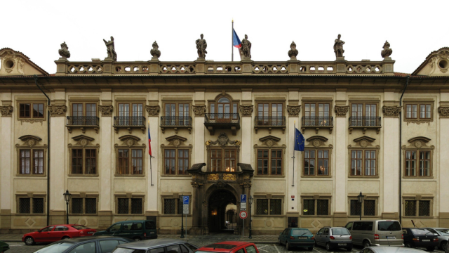 The Czech Ministry of Culture, Prague. Credits.