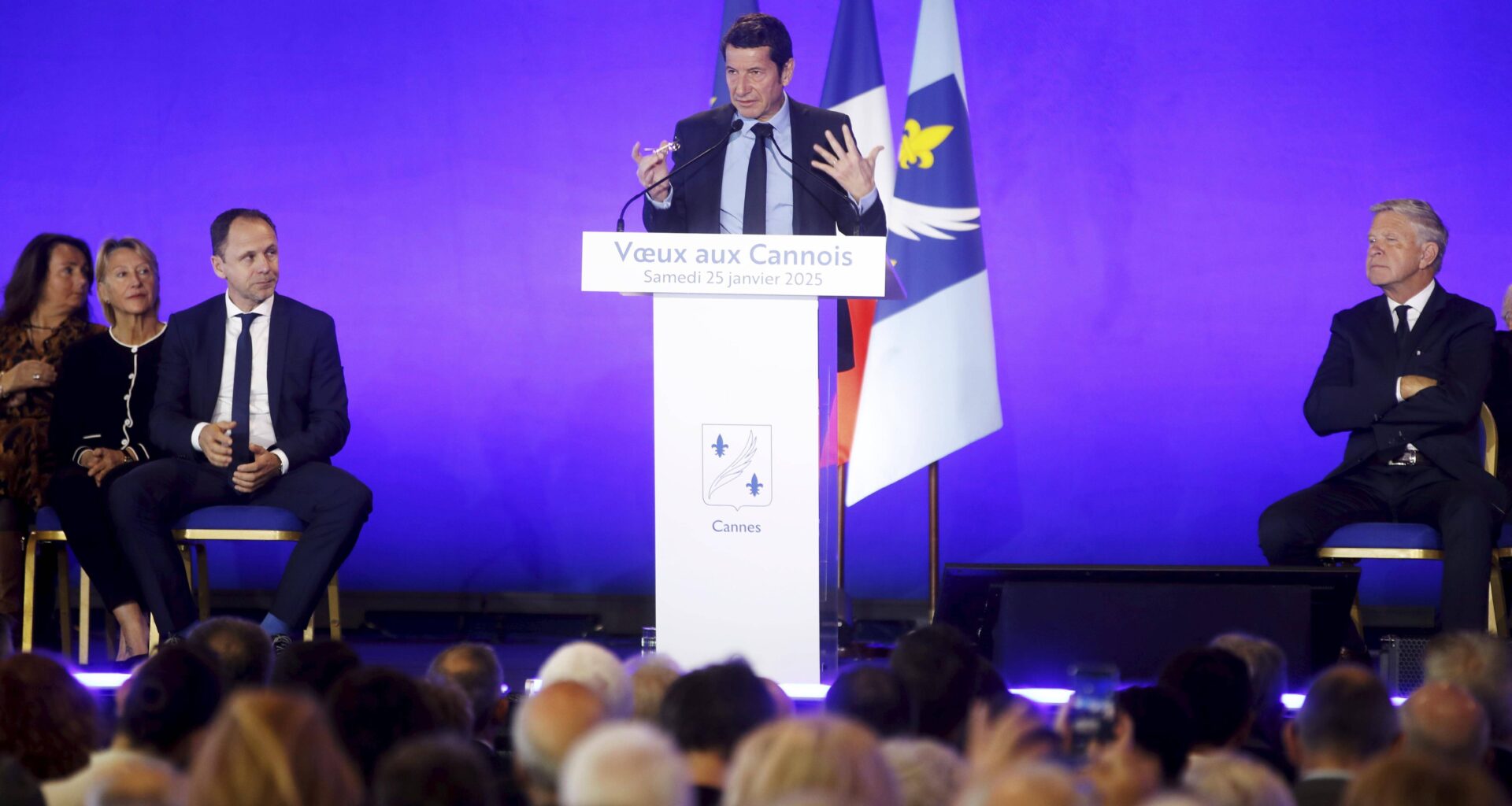 Vœux de David Lisnard: "Cannes est mon bonheur, la France est mon devoir"