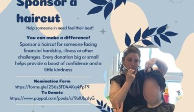 Sponsor a haircut