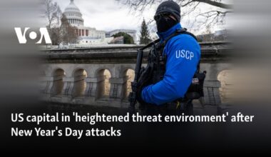 US capital in 'heightened threat environment' after New Year's Day attacks 