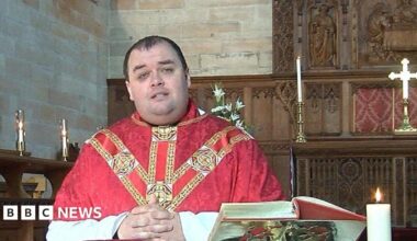 Priest spared jail over indecent images of children. Prosecutor said he was "a trusted man in society."