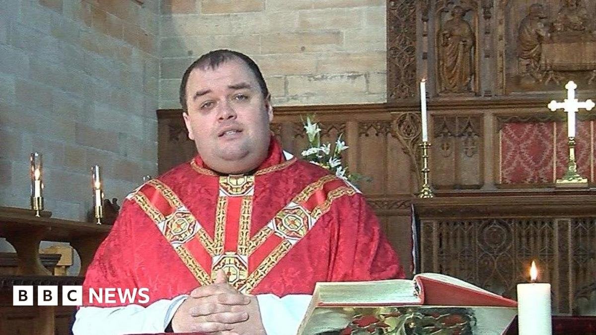 Priest spared jail over indecent images of children. Prosecutor said he was "a trusted man in society."