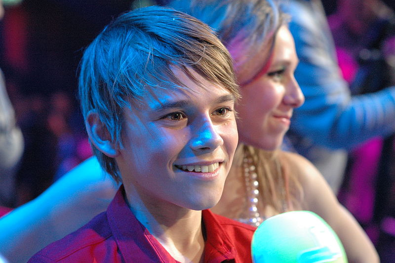 Fabian, Junior Eurovision Belgium 2012. Image source: Okras