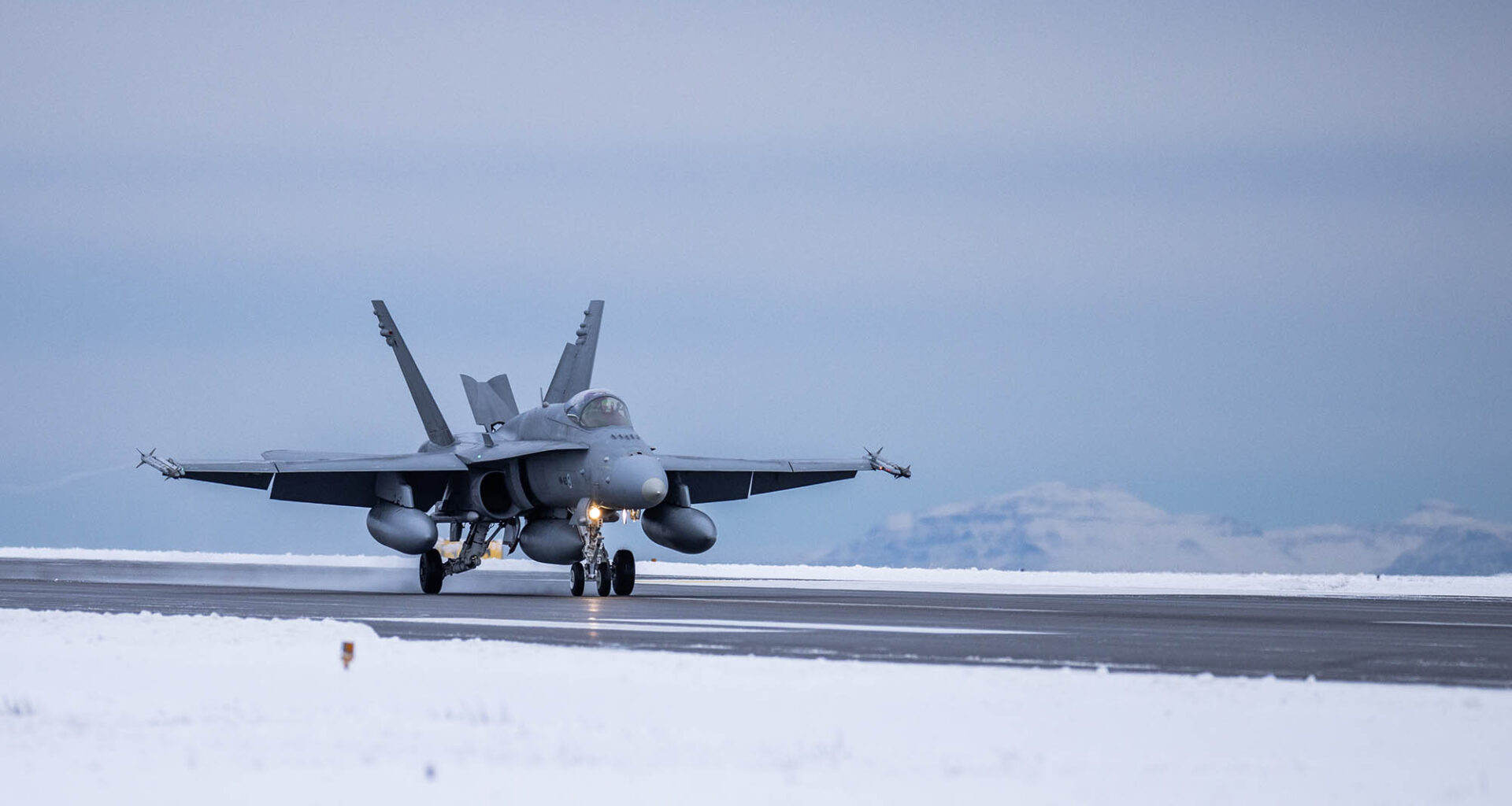 Finnish F/A-18 Hornets Arrive at Keflavik for First Icelandic Air Policing Deployment