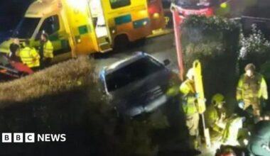 Woman trapped by car lucky to be alive, family say