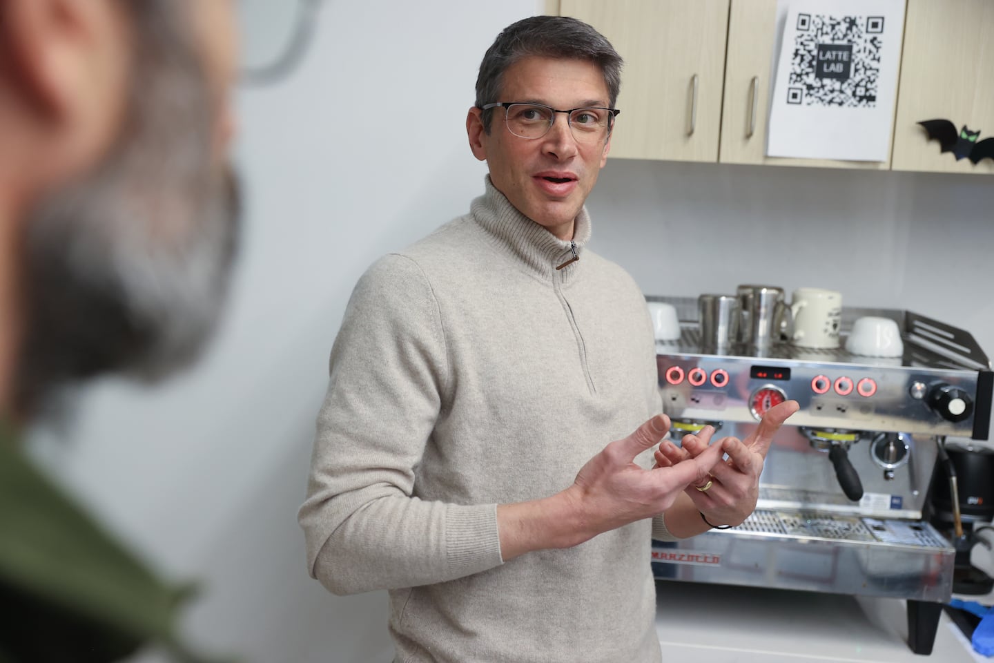 Professor Jeff Grossman teaches a class called Coffee Matters at MIT.