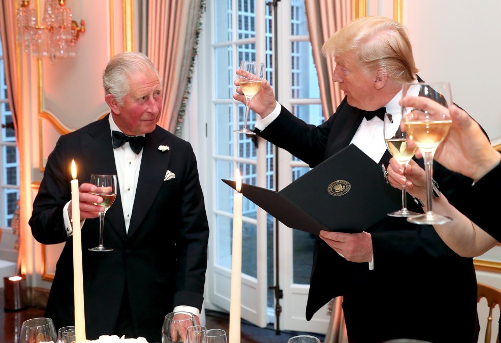 King Charles and President Trump