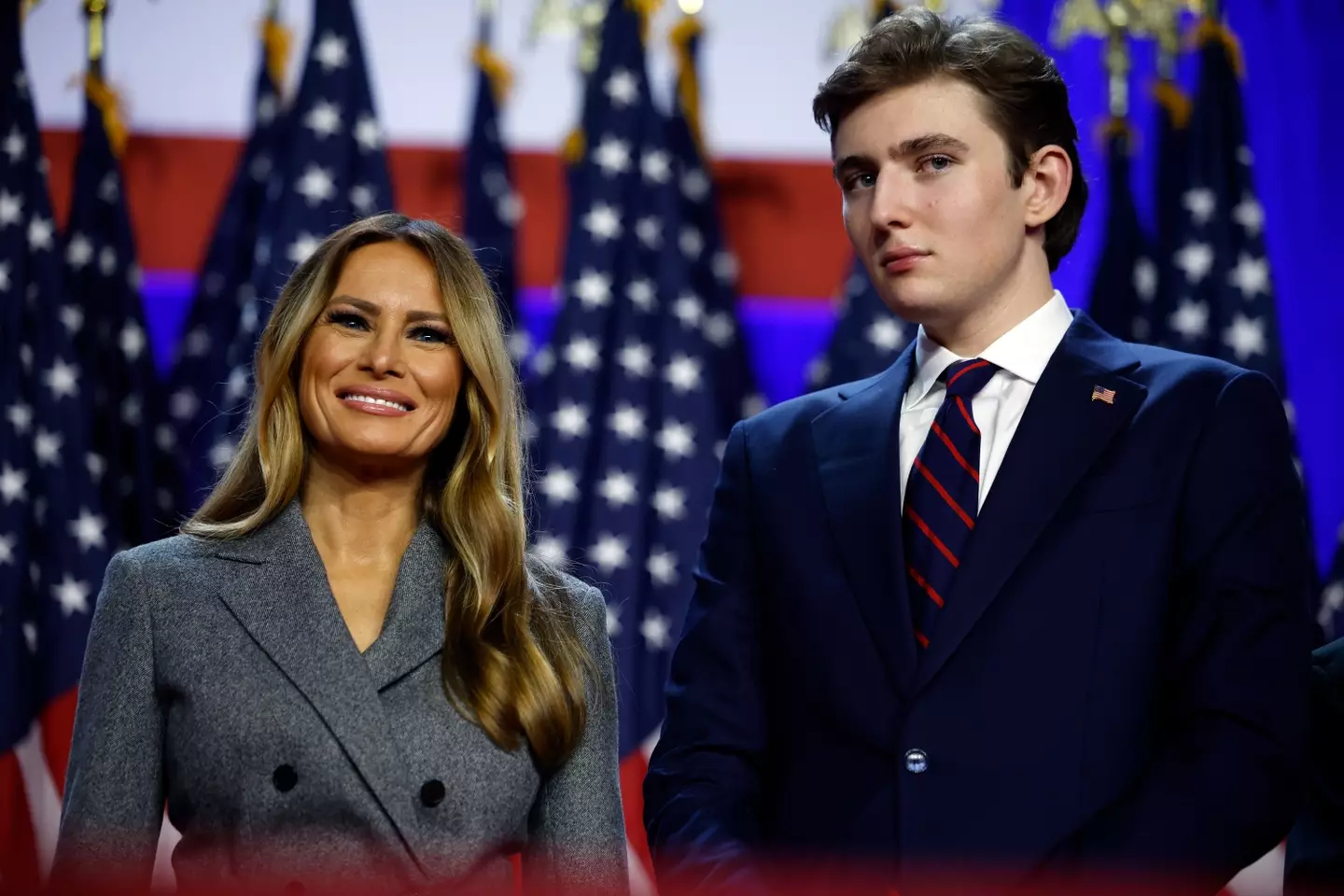 Melania and her son Barron (Chip Somodevilla/Getty Images)