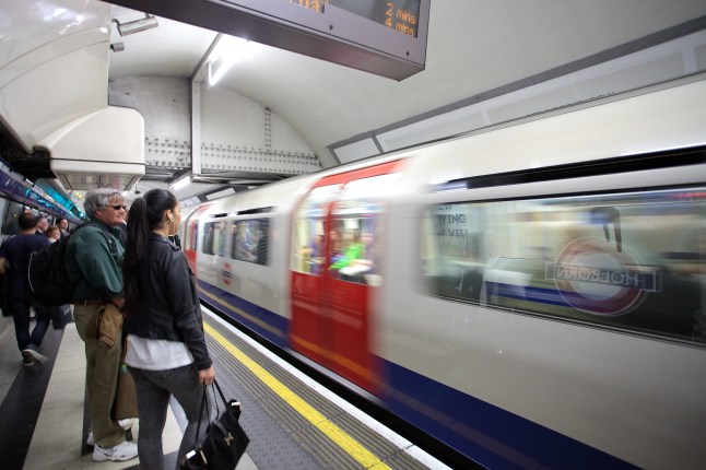 People waiting for the Piccadilly line