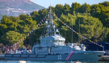 Croatian Navy Receives New Patrol Boat
