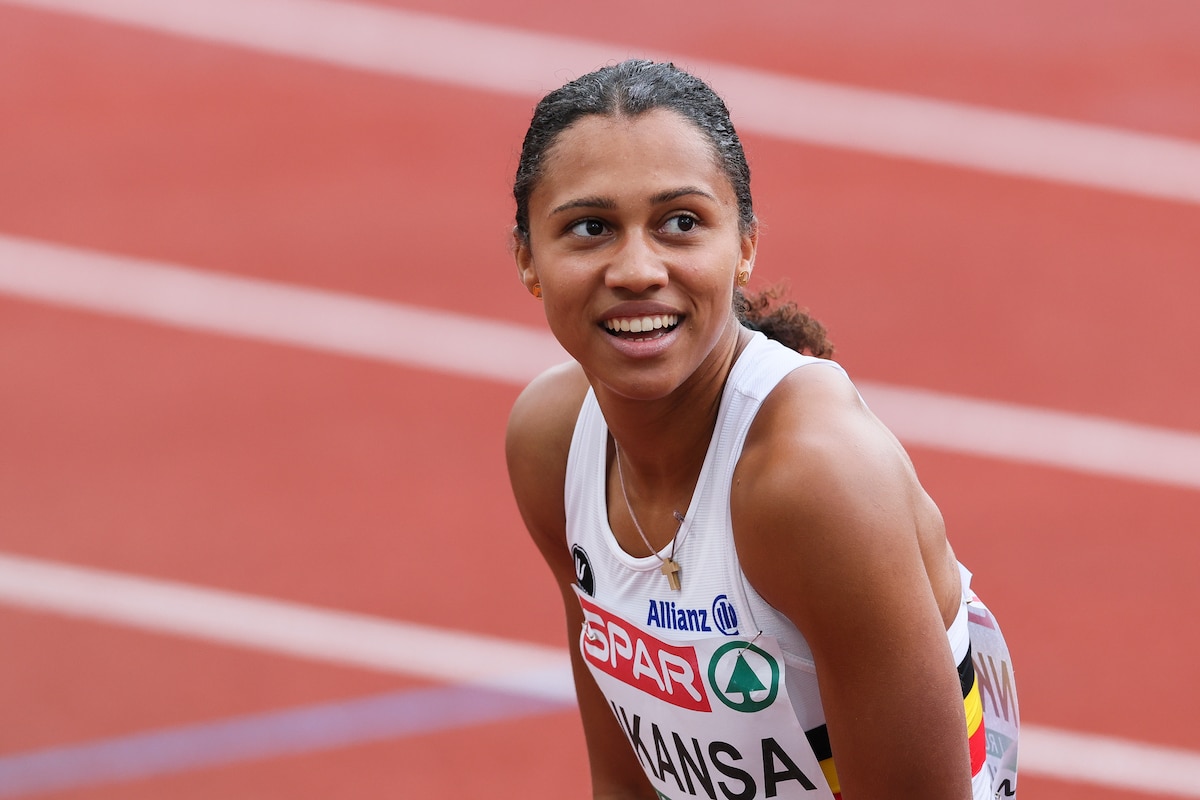 Delphine Nkansa s'est classée quatrième de la finale du 60m.