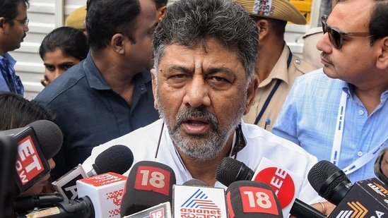 Karnataka Deputy Chief Minister DK Shivakumar (ANI)