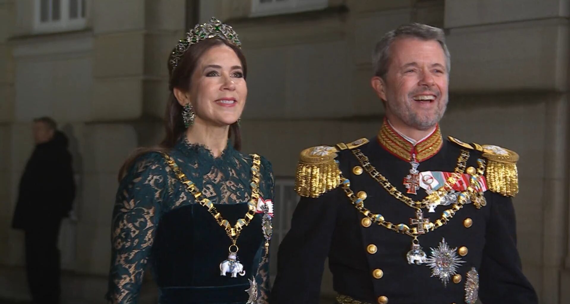 Queen Mary dresses for Denmark at glittering New Year's gala