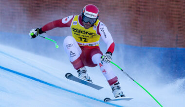 Startnummern für die Hahnenkamm-Abfahrt in Kitzbühel