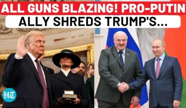 Pro-Putin Ally Tears Into Trump | Belarus Leader Launches Verbal Attack With ‘You Can’t Insult...'