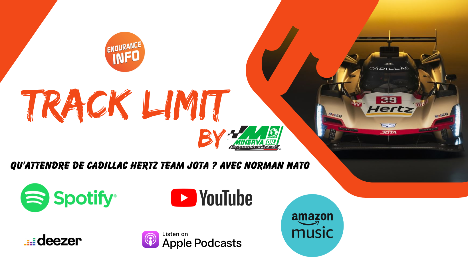 Podcast Track Limit - Qu'attendre de Cadillac Hertz Team JOTA en 2025 avec notre Invité Norman Nato