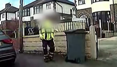 Bin men attacked with lollipop sign after road rage incident