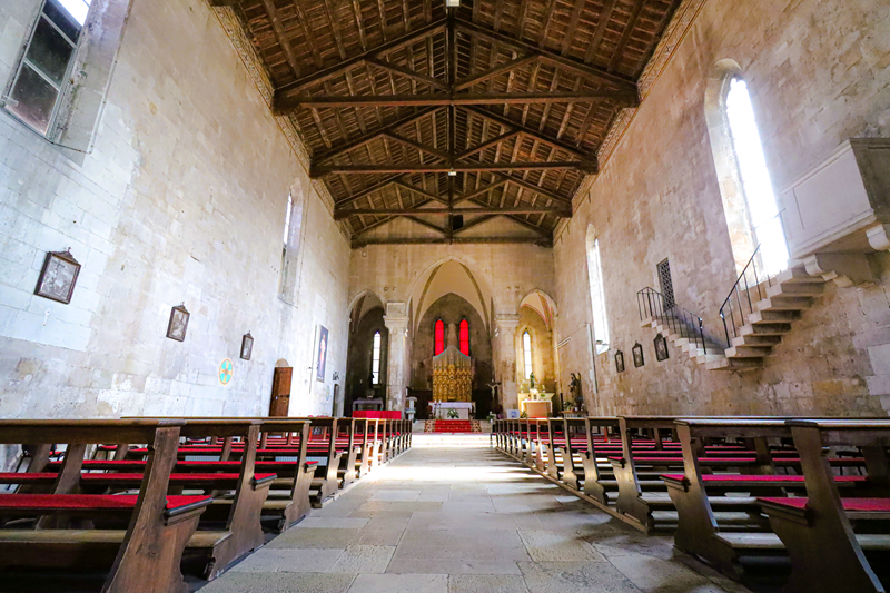 Interior of Church and Monastery of St. Francis