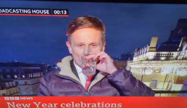 Little sip of BBC water to bring in the new year, apparently.
