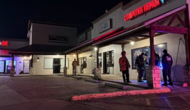 Firefighters respond to fire inside business on E 29th St in Bryan