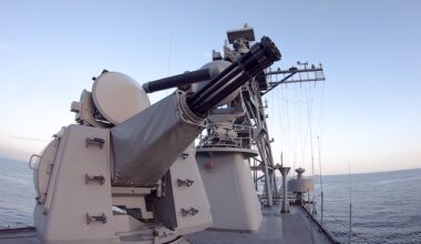 The Close-In Weapons System (CIWS-II) (Image courtesy of LIG Nex1)