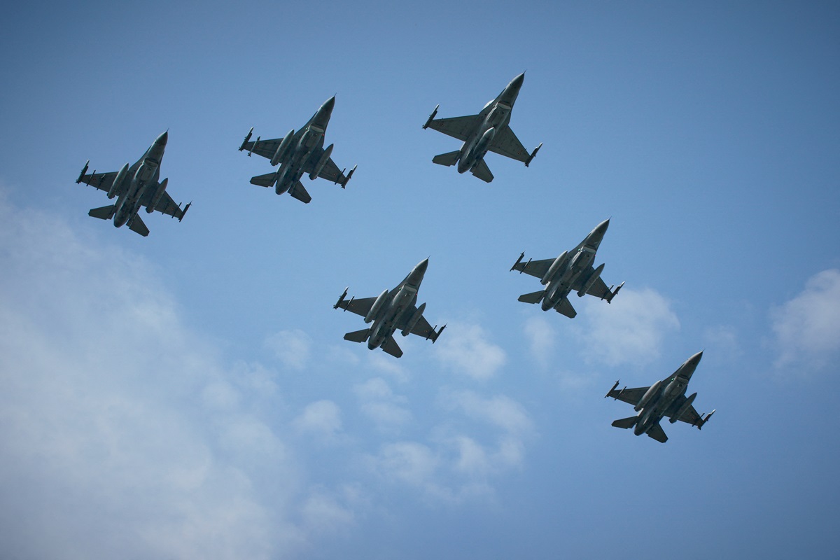 The Polish Armed Forces show off air defences in Warsaw, Poland on 12 August, 2024. (Photo by Jaap Arriens/NurPhoto) (Photo by Jaap Arriens / NurPhoto / NurPhoto via AFP) RESTRICTED TO EDITORIAL USE