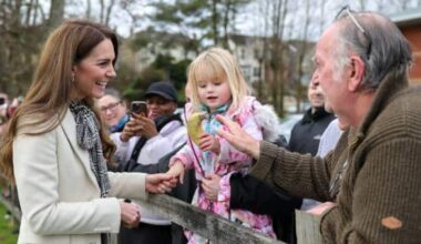 Princesa Kate e criança
