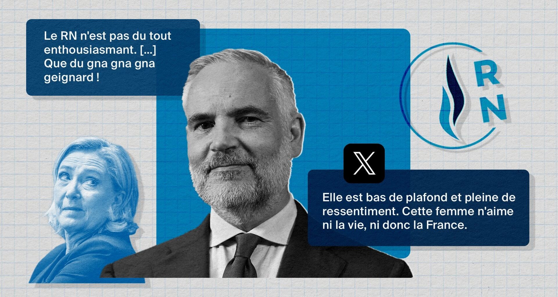 Guillaume Bigot, le député RN qui détestait Marine Le Pen, la « Mussolini de Monoprix »