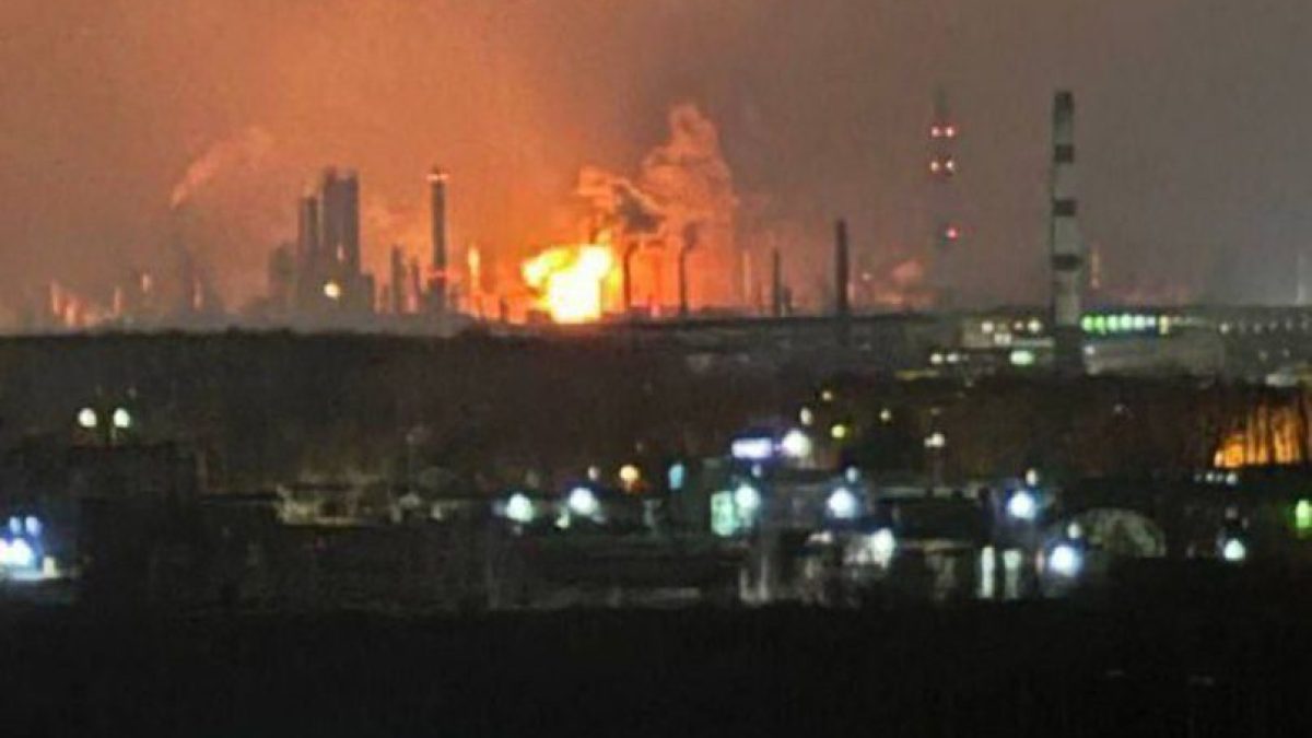 Ukrainian drones strike one of Russia's largest oil refineries