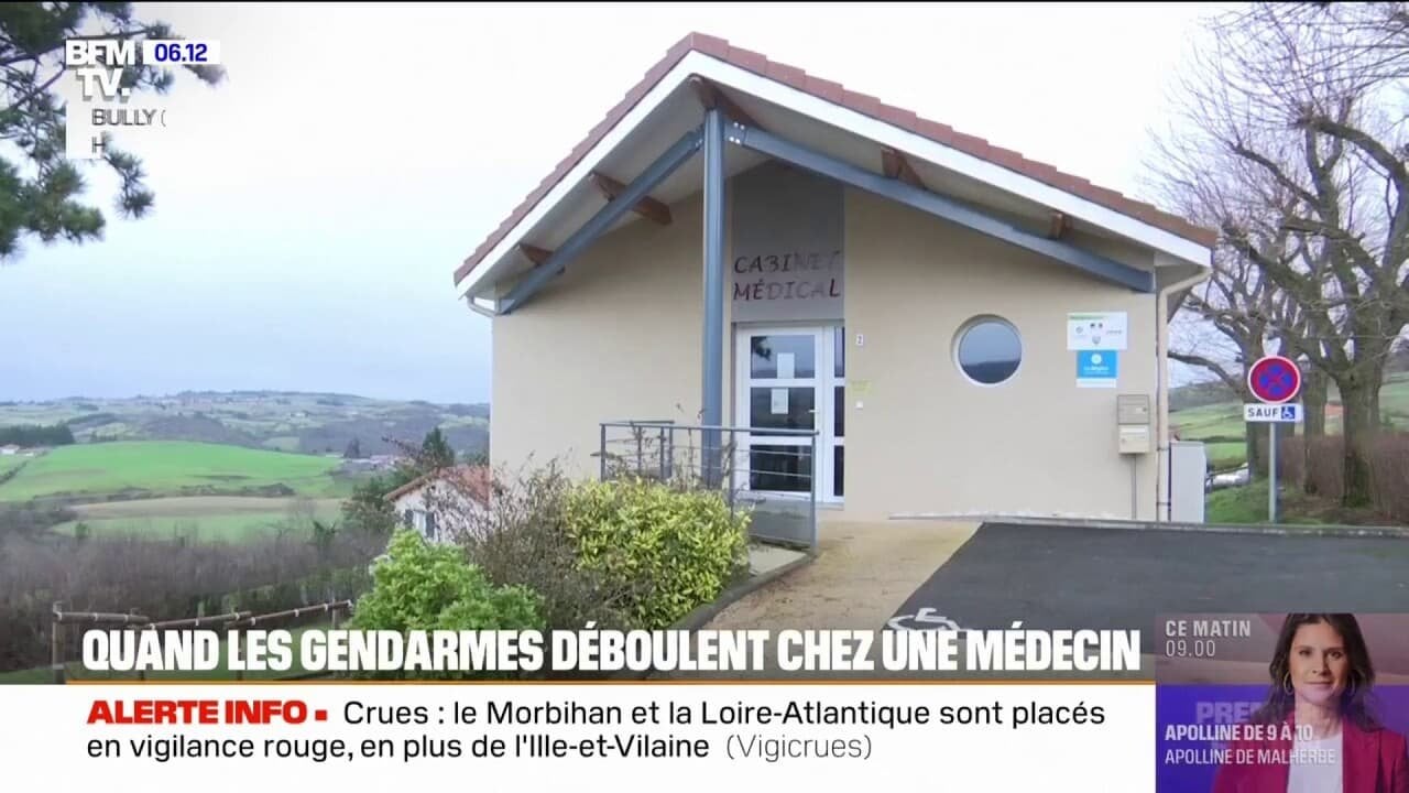 Les gendarmes débarquent chez une médecin pour l'obliger à faire des gardes supplémentaires, déjà sous l'eau, elle se met en arrêt maladie