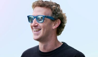 Mark Zuckerberg wearing Meta Ray-Bans