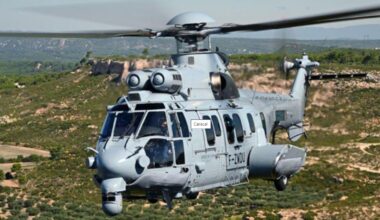 H225M Caracal Airbus Helicopter.