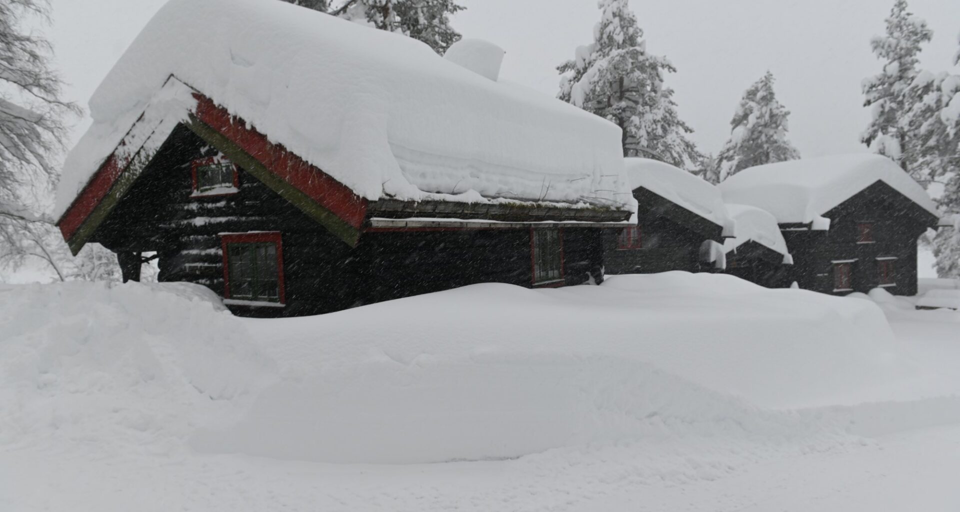 Snø, Snødybde | Postmyr med snørekord i Norge – ganske heftig
