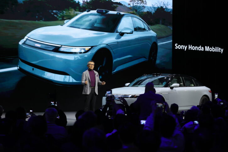 Sony Honda Mobility Introduced the AFEELA 1 at CES 2025. Photo: Consumer Technology Association (CTA)
