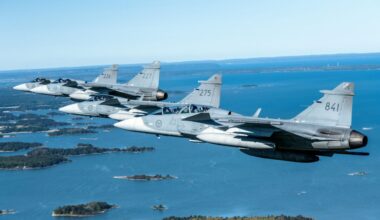 Sweden Invests in Mk82 Bombs to Strengthen Strike Capability of Its Gripen Fighter Fleet