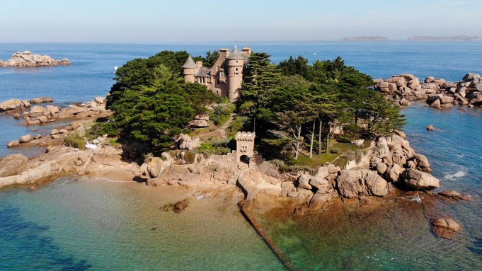 A Private Island With a Castle Lists in France for $9.8 Million
