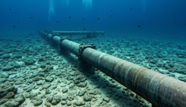 Underwater pipeline by Gemini AI