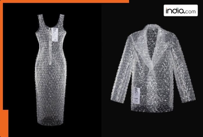 Viral bubble wrap dress (PC: ZNWR/Instagram)