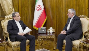 Iranian Foreign Minister with the new special envoy to Syria (Iran’s Foreign Minister)