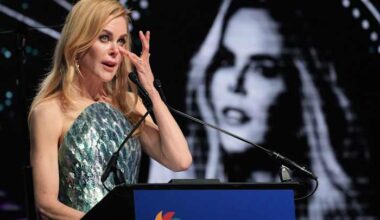 Kidman gives tearful dedication to late mother as film stars gather for heartfelt Palm Springs gala