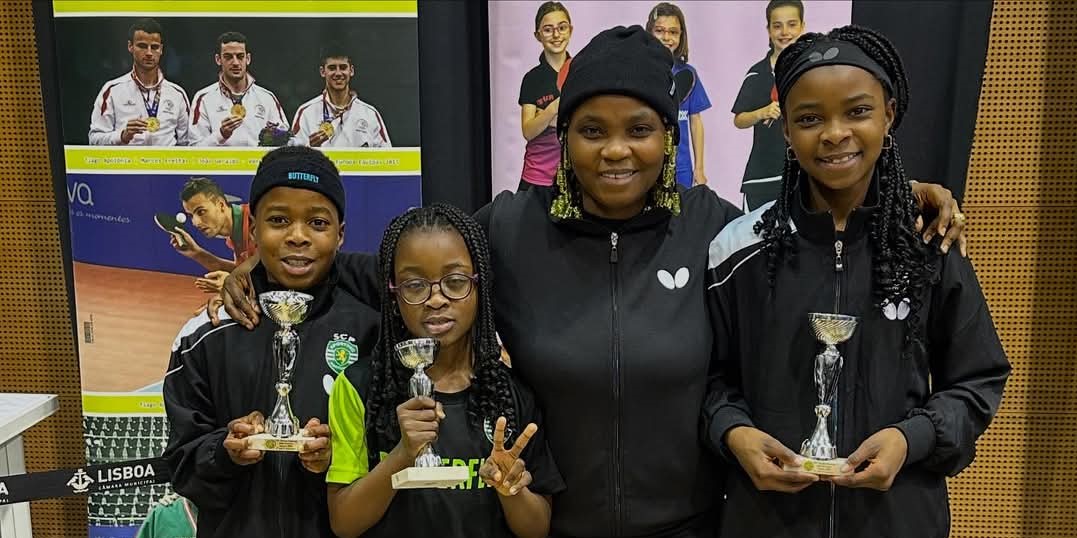 Aruna Quadri's family shines in Portugal