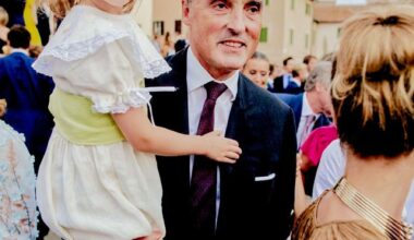 Forgot to Share This Pic in My Last Post of Royal Men with Kids - Prince Lorenz and His Granddaughter Archduchess Anna Astrid