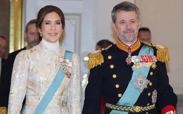 King Frederik and Queen Mary Host Traditional New Year's Receptions