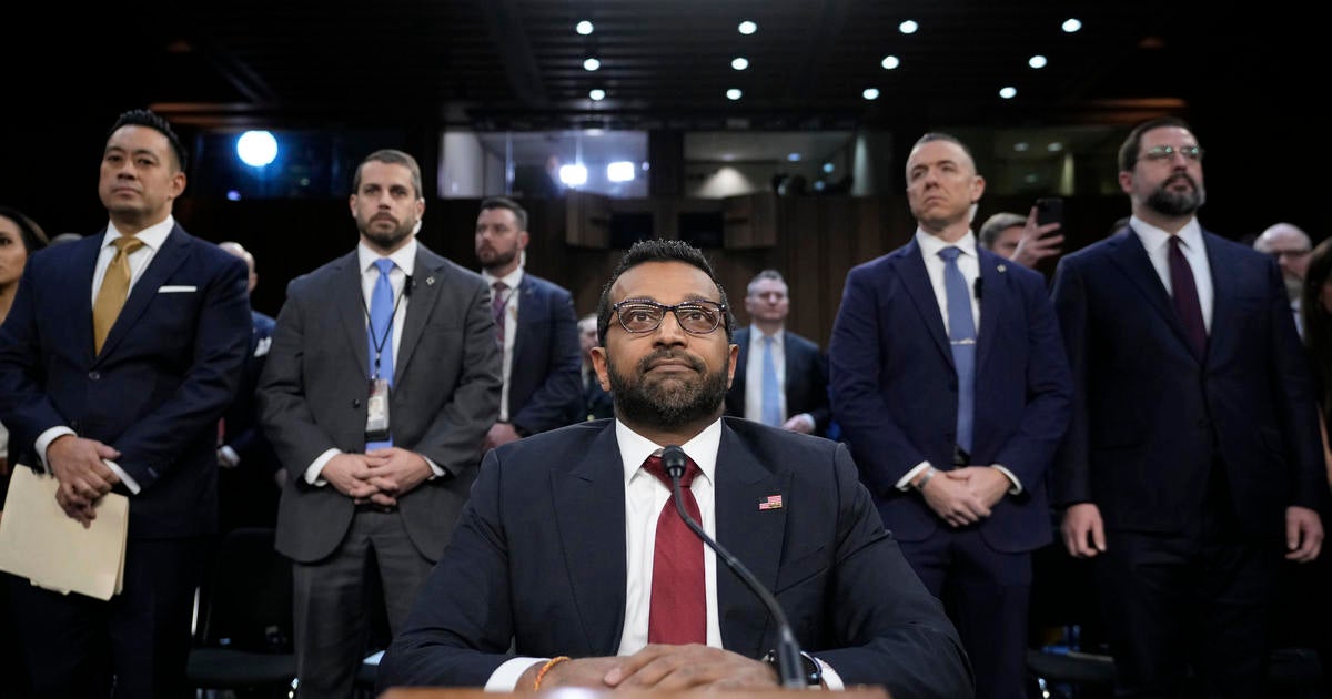 Kash Patel confirmation hearing for FBI director