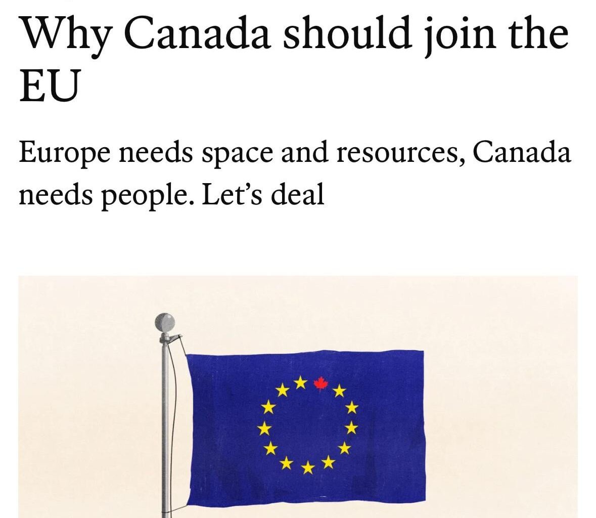 Do we (Canada) lose S*vage status if we join?