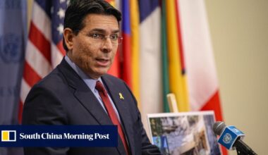 At UN, Israel accuses ‘serious threat’ Hezbollah of trying to rebuild with Iran’s help