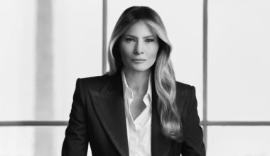 First lady Melania Trump means business in official portrait