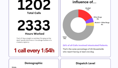 1 year of paramedicine in numbers