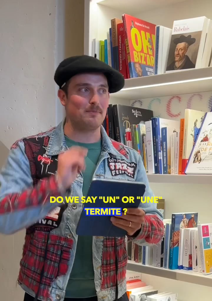The French language, ladies and gentlemen