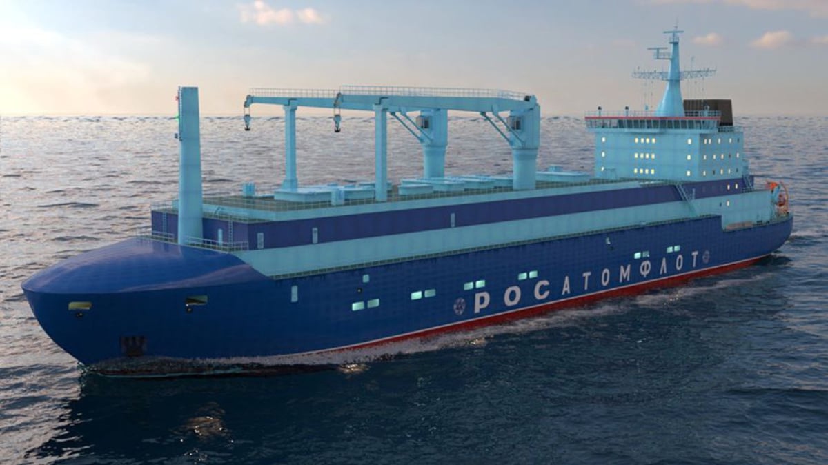 Russian yard lays keel of new nuclear reactor maintenance ship